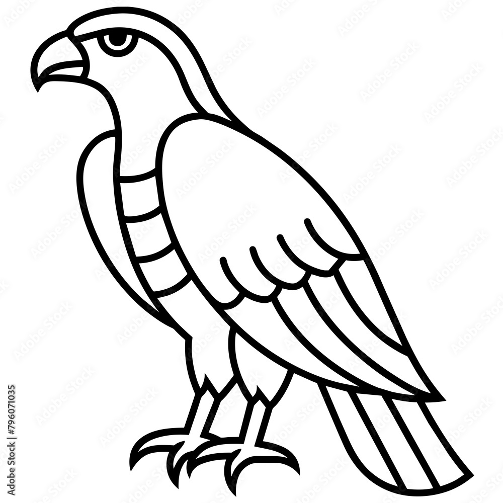 Obraz premium modern-cleopatra-falcon new - Vector - Vector art - Vector illustration - Vector design - Latest Vector - Ultimate Vector - Premium Vector - Vector pro - Premium illustration