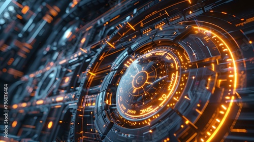 Wallpaper Mural HUD interface technology Torontodigital.ca