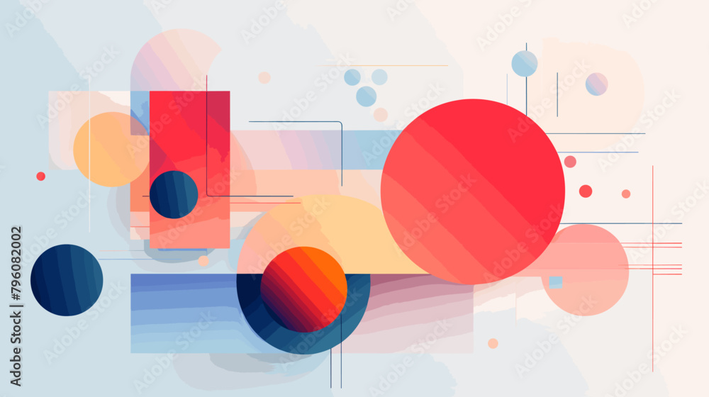 Concept vector illustration of presentation background.