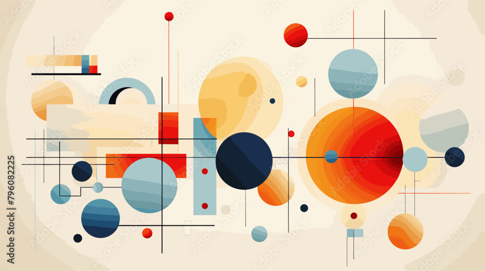 Concept vector illustration of presentation background. Concept vector illustration of presentation background.
