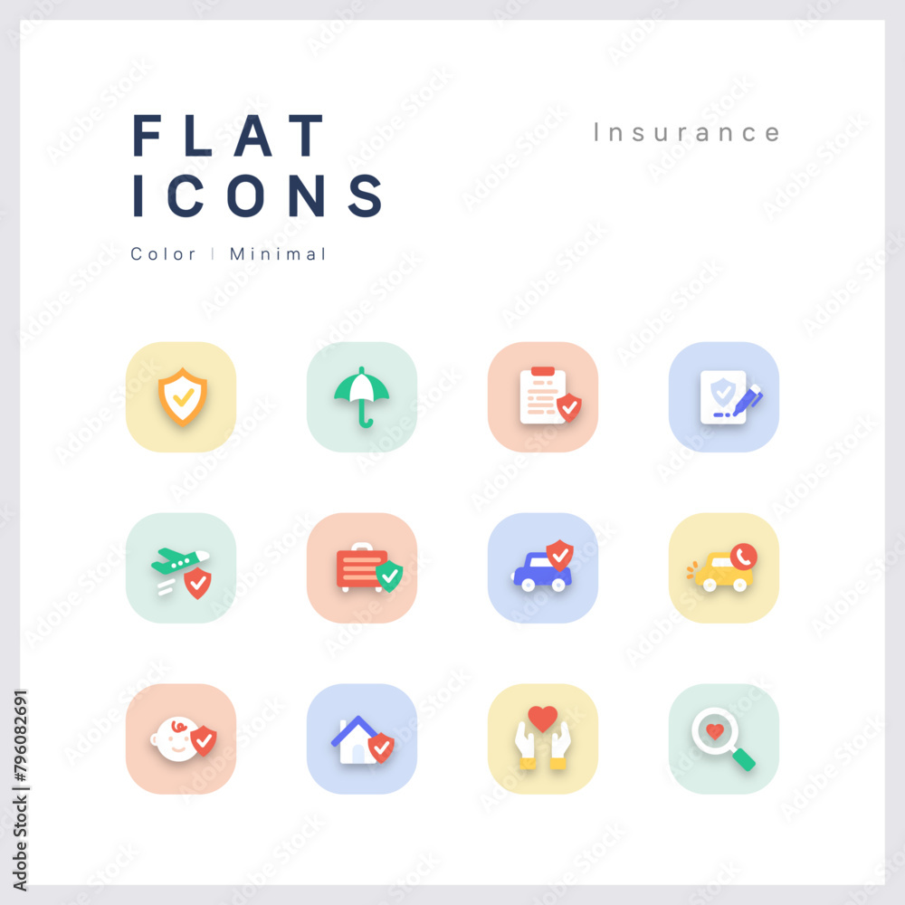 Minimal Flat icon set_insurance01 Minimal Flat icon set_insurance01