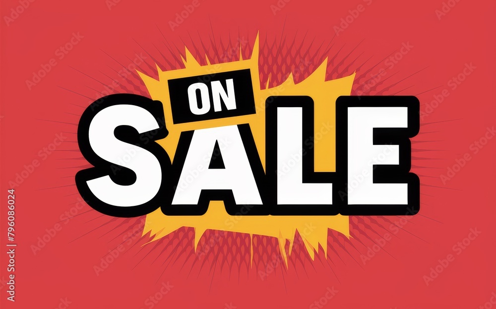 Sale Text in Bold Font with Vibrant colors - Retail Promotions, Marketing Design, E-commerce - Marketing, Retail.