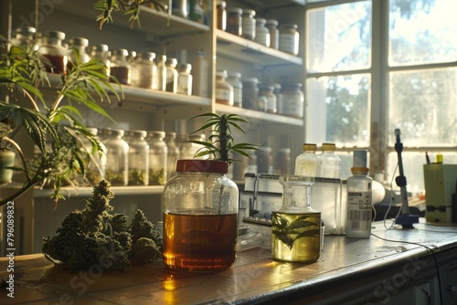 Botanical Research: A Scientist's Study of Cannabis in a Modern Laboratory
