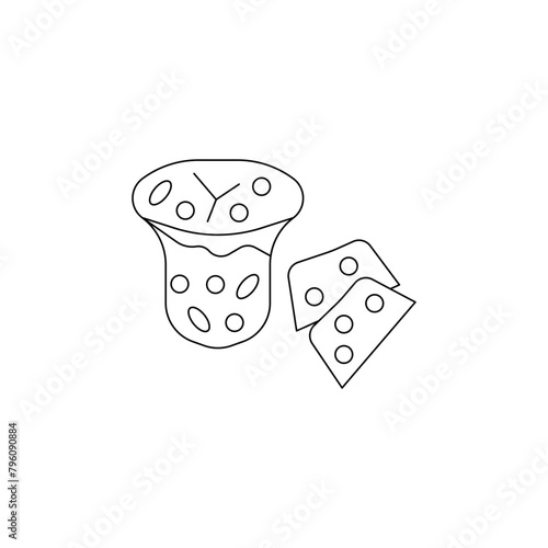 panettone vector type icon