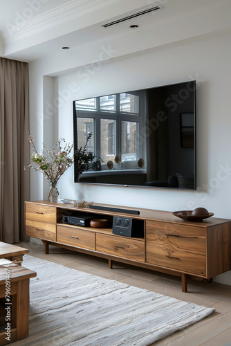 Modern living room design: functionality in every detail. 