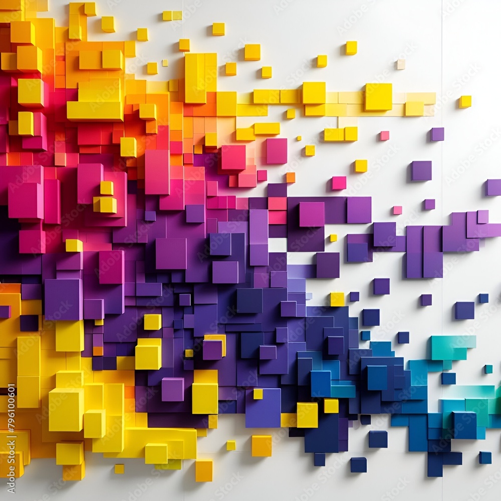 abstract background with squares abstract background with squares