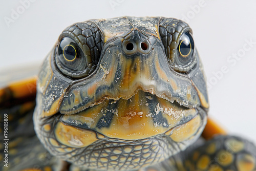 A turtle pondering with a thoughtful gaze © Veniamin Kraskov