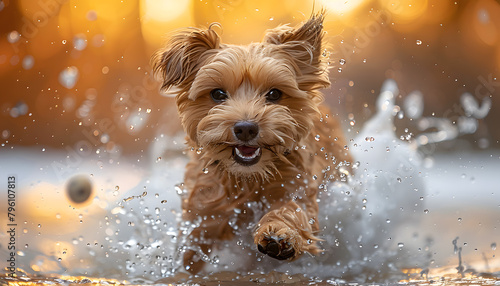 The photos capture the charm of dogs