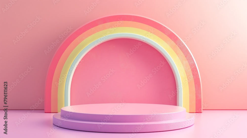rainbow 3d abstract geometric pedestal background vector. pride month presentation product theme background for sales online shopping, podium scene. scene for products stage showcase. rainbow 3d abstract geometric pedestal background vector. pride month presentation product theme background for sales online shopping, podium scene. scene for products stage showcase.