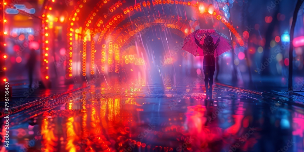 Chromatic aberration corridor stretches and distorts with heightened ...