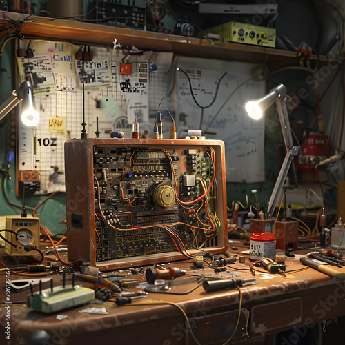 Inside the Intricate World of Radio Repair: A Journey through Tools, Components and Schematics