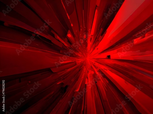 deep red deconstruction,Abstract red lines drawn by light on a black background,Radial red light through the tunnel glowing in the darkness for print designs templates, Advertising materials 