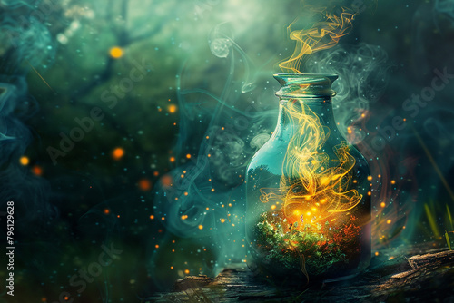 Mystical Bottle magic style