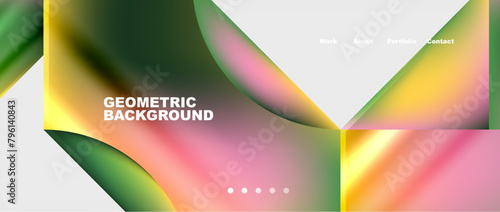 A vibrant geometric background featuring a rainbow of colors reminiscent of a terrestrial plant. The colorfulness and pattern create a mesmerizing display, perfect for art or publication design