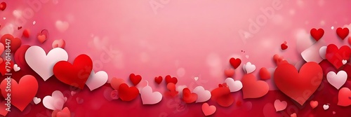 Beautiful background with flowers for Valentine's day congratulation