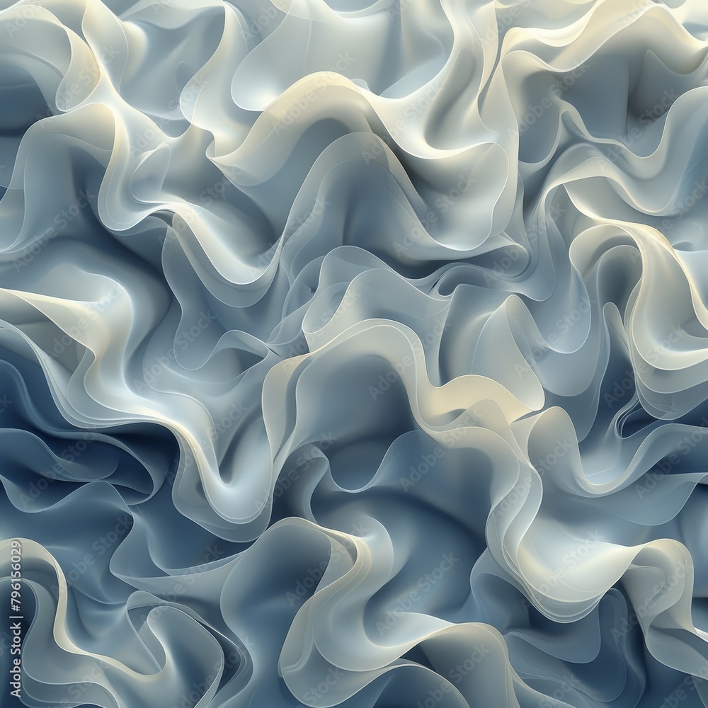 Abstract backgrounds, smoke patterns with soft swirls and fades, monochrome with a hint of blue