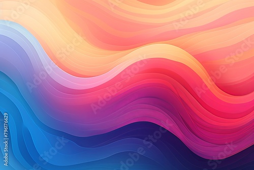 Abstract Jazz Music Gradients: Colorful Melody Waves Capture the Soul