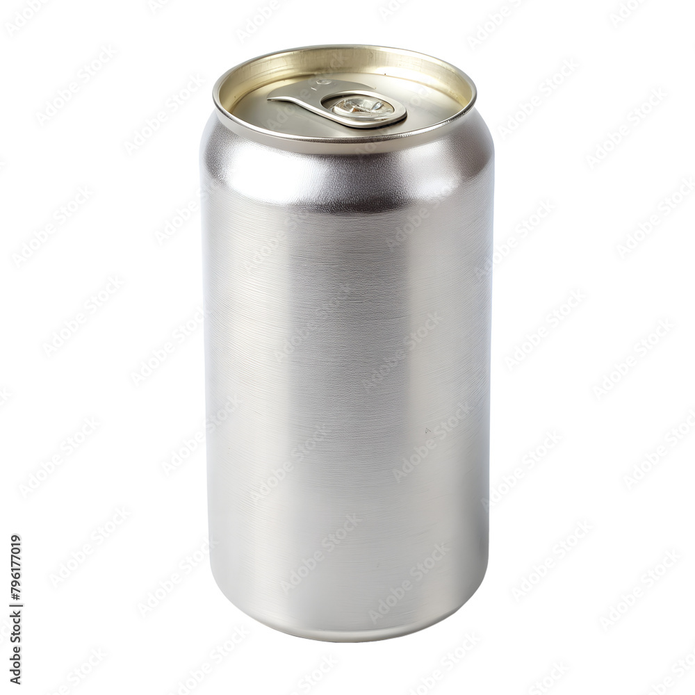 aluminum drink can isolated on transparent background. AI Generative aluminum drink can isolated on transparent background. AI Generative