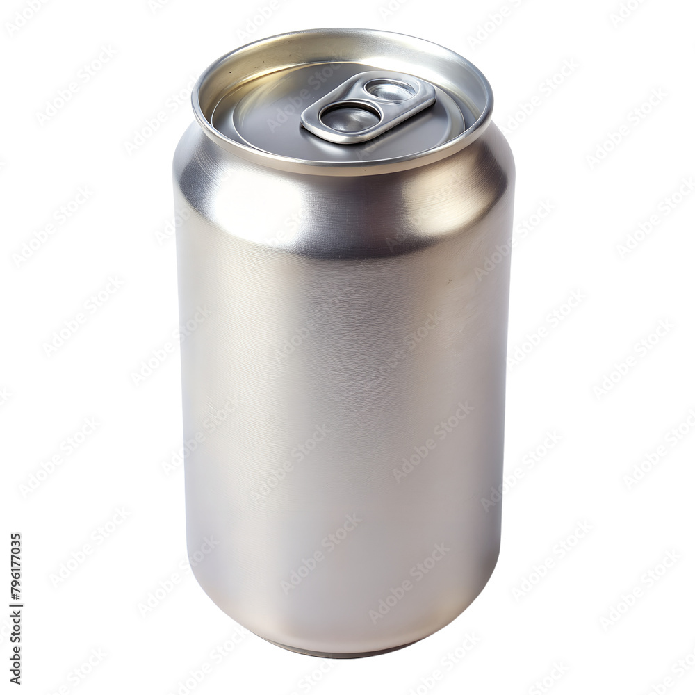 aluminum drink can isolated on transparent background. AI Generative aluminum drink can isolated on transparent background. AI Generative