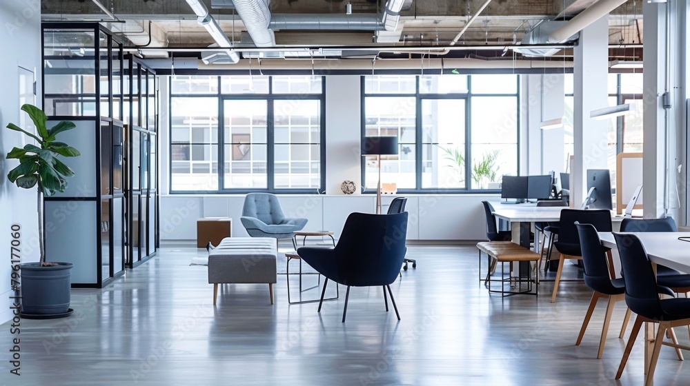 A modern office space with sleek wireless technology, showcasing the efficiency and connectivity of a cutting-edge business environment. A modern office space with sleek wireless technology, showcasing the efficiency and connectivity of a cutting-edge business environment.