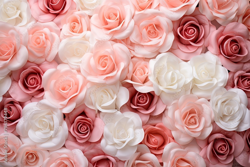 Blush Rose Garden Gradients - Gentle Floral Gradient Backdrop Blush Rose Garden Gradients - Gentle Floral Gradient Backdrop