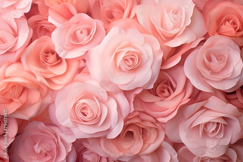 Blush Rose Garden Gradients  Elegant Rose Color Wash