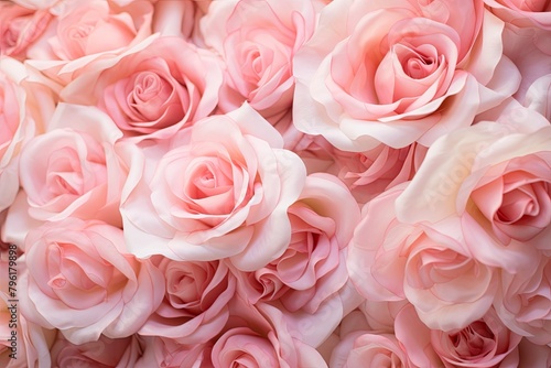 Blush Rose Garden Gradients  Soft Pink Petal Color Wash Delight