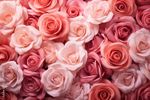 Blush Rose Garden Gradients - Warm Rose Gradient Backdrop