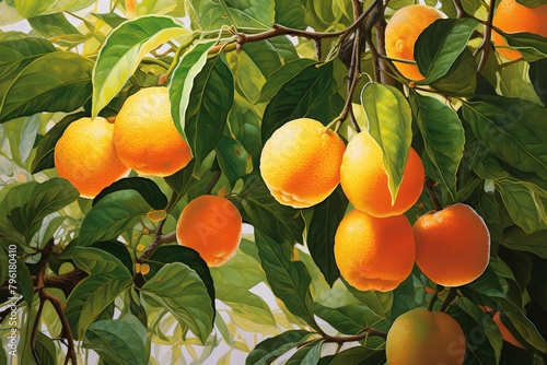 Citrus Grove Gradient Zests: Lemon Yellow & Orange Hues Sparkle
