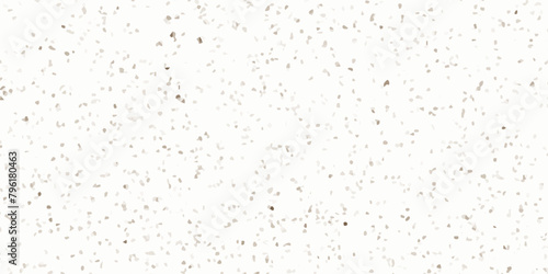 Terrazzo flooring consists of chips of marble texture. quartz surface white for bathroom or kitchen countertop. white paper texture background. rock stone marble backdrop textured illustration. photo