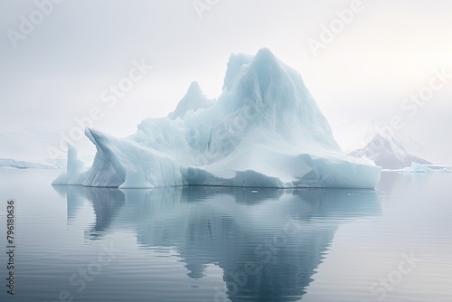 Crystal Clear Iceberg Gradients: Chilly Arctic Spectrum Splendor