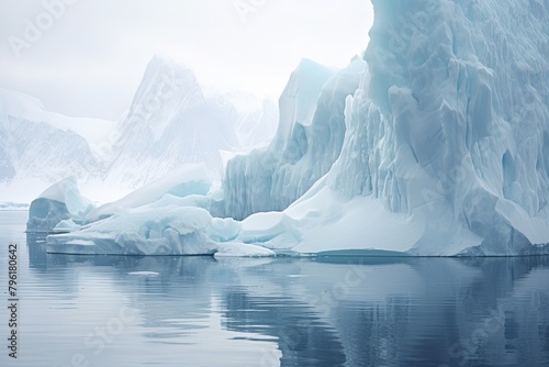Crystal Clear Iceberg Gradients: Arctic Chilly Artistry © Michael