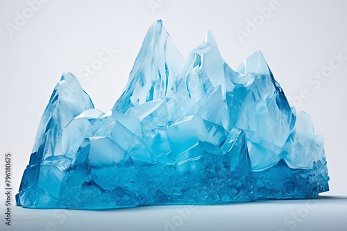 Crystal Clear Ice Blue Depths: Stunning Iceberg Gradients © Michael