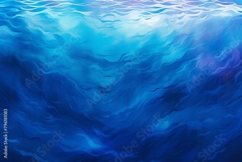 Deep Ocean Mystique: Marine Blue Spectrum Gradient