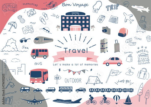 旅行に使いやすいイラスト素材集