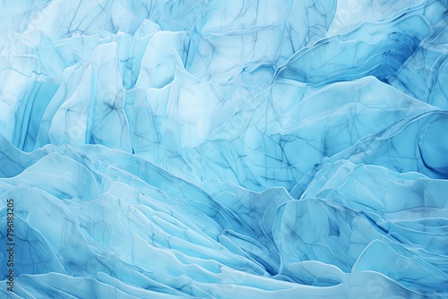 Wallpaper Mural Glacial Ice Melting Gradients: Crisp White to Blue Transition Torontodigital.ca