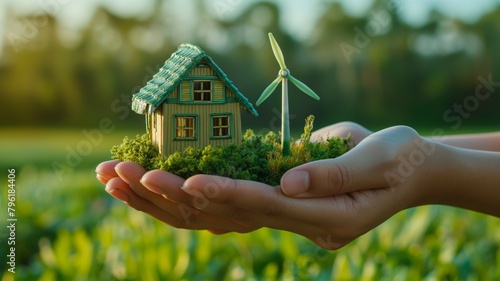 Wallpaper Mural Wind Power Green Energy Eco-ecosystem Environmental Concept Torontodigital.ca