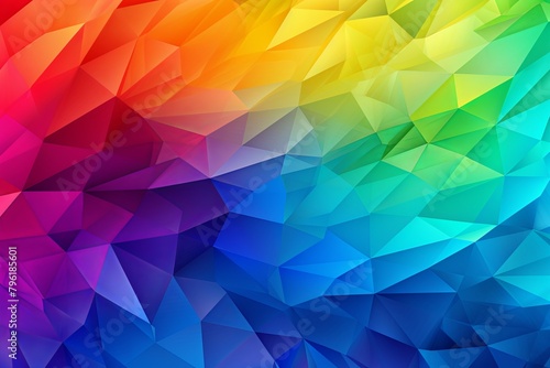 Rainbow Prism Psychedelic Art: Gradient Effects and Color Transition Magic