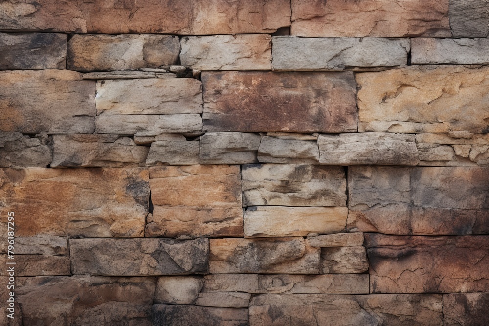 Obraz premium Rustic Canyon Rock Gradients: Weathered Stone Backdrop Symphony