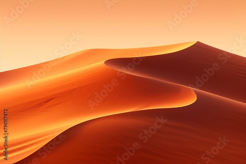 Sahara Sand Dune Gradients: Desert Horizon Colors in Stunning Harmony © Michael