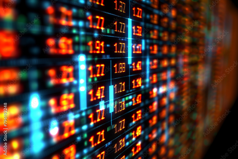 The abstract of a stock market investment trading chart background is a visual representation of the ever-changing global economy The abstract of a stock market investment trading chart background is a visual representation of the ever-changing global economy
