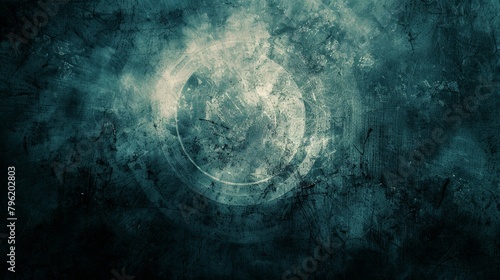 Enigmatic dark textures with a radial gradient exuding an aura of mystery and depth photo