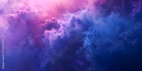 Saturated gradient from royal blue to purple haze, majestic and profound, suitable for luxury fashion or exclusive event promotions photo