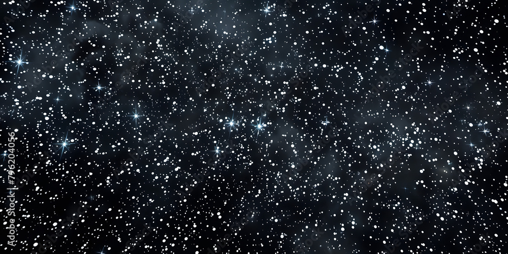 Starfield overlay with twinkling stars, perfect for cosmic or night-sky themed designs and illustrations 