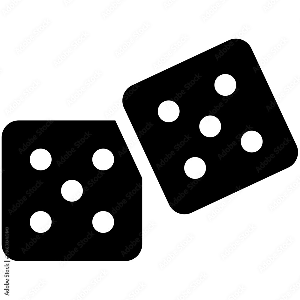 Black Dices And Combinations Icon Pack Black Dices And Combinations Icon Pack