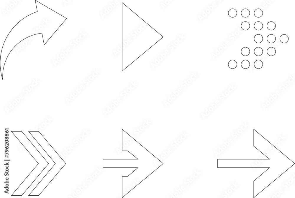 vector illustration design sketch drawing of arrows with various cute characters vector illustration design sketch drawing of arrows with various cute characters