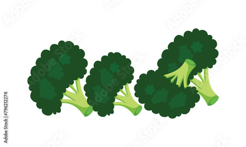 Broccoli Vector Design And Illustration. 