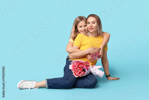 Happy mother and daughter e...