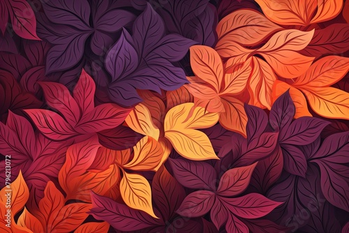 Autumn Leaf Gradients  Rustling Leaves Cover Design