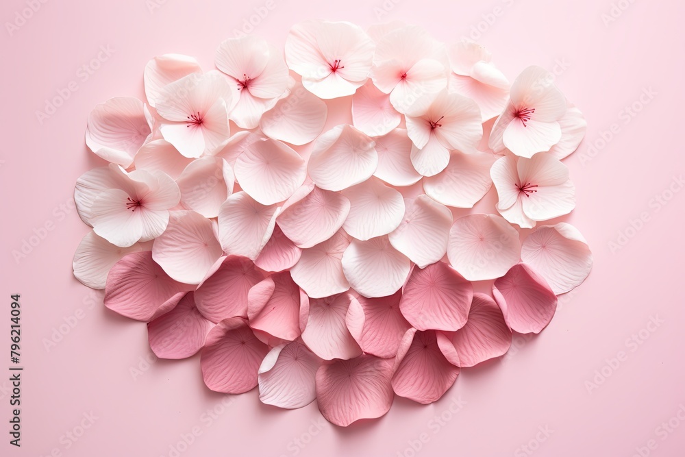 Blooming Sakura: Exquisite Cherry Blossom Gradients in Blush Flower Palette